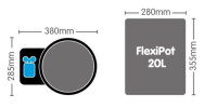 AutoPot Komplettset 8 x 1Pot XL FlexiPot 20l inkl. 100l FlexiTank