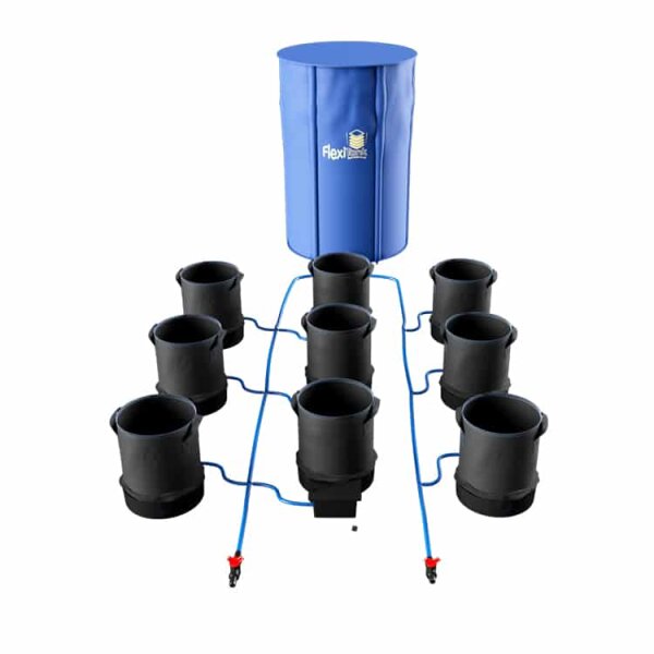 AutoPot Komplettset 9 x 1Pot XL FlexiPot 20l inkl. 100l FlexiTank