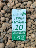 PURIZE Reg. Size 9,0mm WHITE 10er (Activated Carbon Filters)