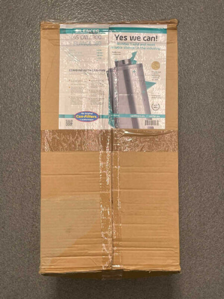 Can Schalldämpfer 45cm/300mm/160mmØ