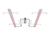 Hortimol Ergänzungsset1x50W UV + 1x40W IR stripes