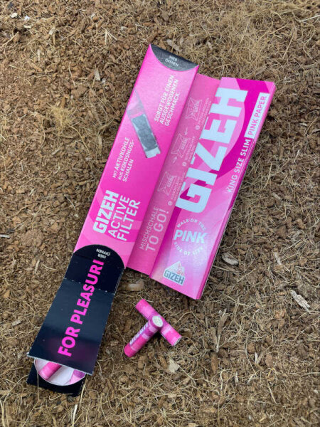 GIZEH PINK King Size Slim + Active Filter KSS