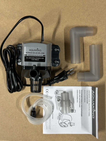 Aquaking HX-2500 Umwälzpumpe 650l/h, 12W