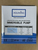 Aquaking HX-2500 Umwälzpumpe 650l/h, 12W