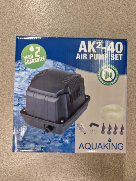 Aquaking AK2-40 Luftpumpe, 2400l/h, 30W
