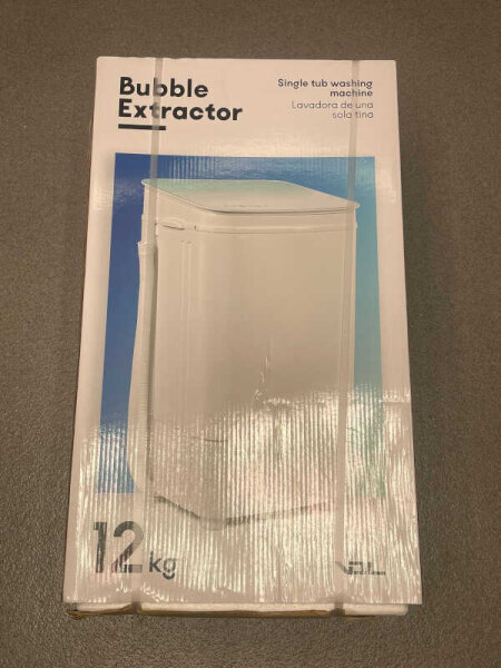 VDL Bubble Xtractor 12kg, 49x44x80cm, Ice-Waschmaschine