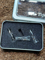 Black Leaf Glastips  L30mm Ø 6/7/8mm außen,...