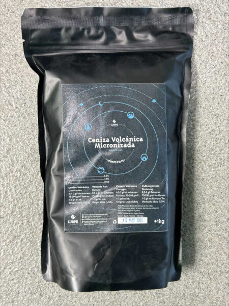 LURPE Ceniza Vulcaniza (ultrafeines Vulkangestein) 1kg