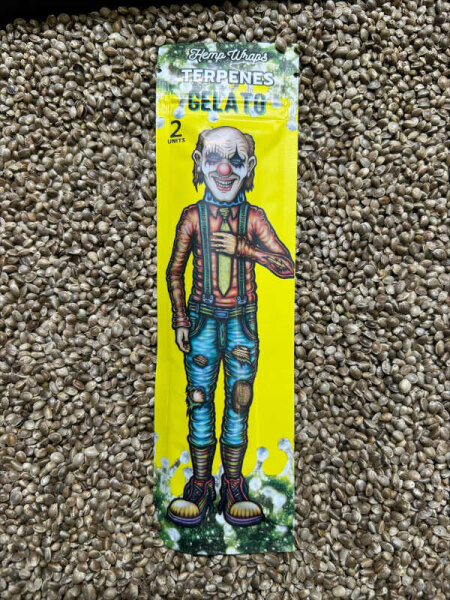 Lion Rolling Circus Hemp Wrap Gelato-Terpene (2 Wraps pro Packung)