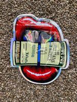 Mylar Bag Schnellverschlussbeutel USD 100mm x 120mm 90µ (Schein im Mund mit Grillz)