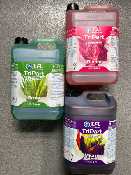 Terra Aquatica Tri Part 5l Bundle Grow, Bloom, Micro