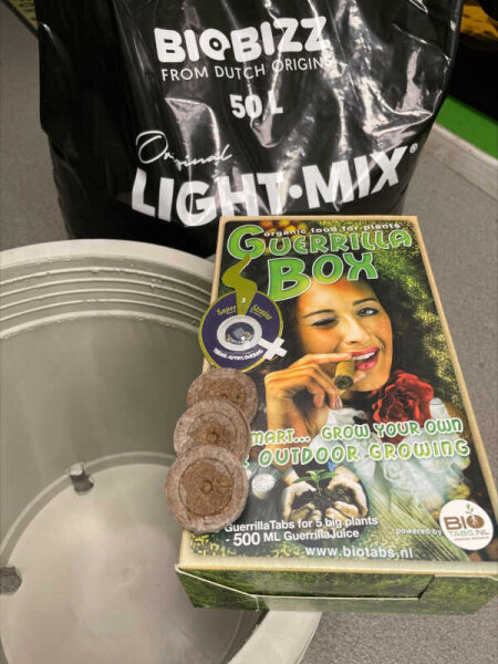 Automatic Bundle 1 Topf - Seeds, Topf, Erde, Dünger