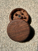 Calumet Hesapa - Holzgrinder 2-Teilig, 50 mm Nussholz