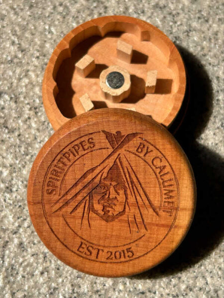 Calumet Hesapa - Holzgrinder 2-Teilig, 50 mm Kirschholz