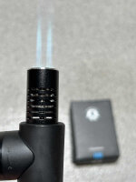 Champ High Lighter Jet Flame, 4 Flammen, Butan Feuerzeug
