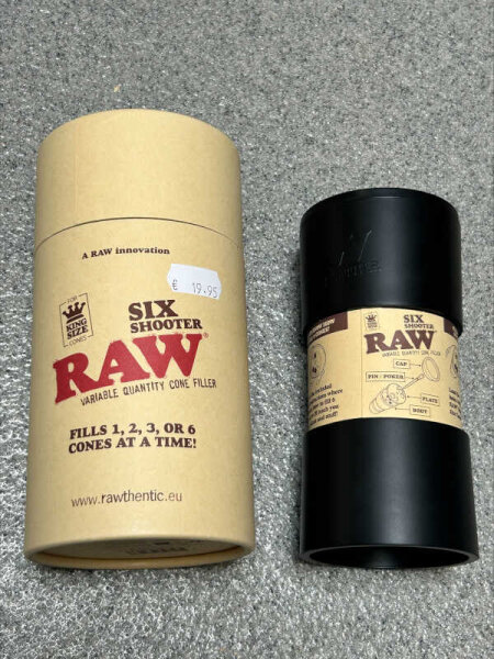 RAW Six Shooter Variabler Cone Filler KS, Innovation Fills 1, 2, 3; or 6 Cones at a time