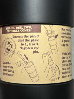 RAW Six Shooter Variabler Cone Filler KS, Innovation Fills 1, 2, 3; or 6 Cones at a time