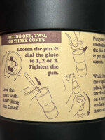 RAW Six Shooter Variabler Cone Filler KS, Innovation Fills 1, 2, 3; or 6 Cones at a time