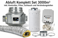Abluft Komplett Set Blue Line 3000m³/h inkl....