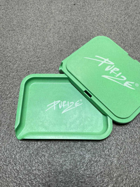 PURIZE Plant-Fiber-Composite-Tray KIT, Rolling Tray, Grün
