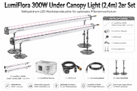 LumiFlora 300W Under Canopy Light (2,4m) 2er Set