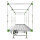 LumiFlora Rolling Grow Bench (1 Ebene/modular*) Vorderer Teil 1,2m*2,4m