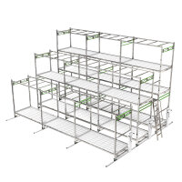 LumiFlora Rolling Growck Rack (2 Ebene/modular*) Vorderer Teil 1,2m*2,4m