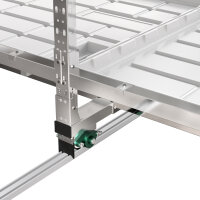 LumiFlora Rolling Growck Rack (2 Ebene/modular*) Mittlerer Teil 1,2m*2,4m