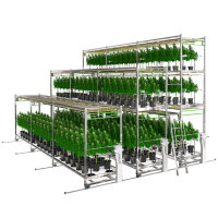 LumiFlora Rolling Growck Rack (2 Ebene/modular*) Mittlerer Teil 1,2m*2,4m