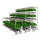 LumiFlora Rolling Growck Rack (2 Ebene/modular*) Mittlerer Teil 1,2m*2,4m