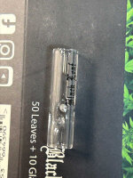 Black Leaf Papers / Blättchen mit 10x Glasfiltern, King Size Slim, 1 Heft à 50 Blatt