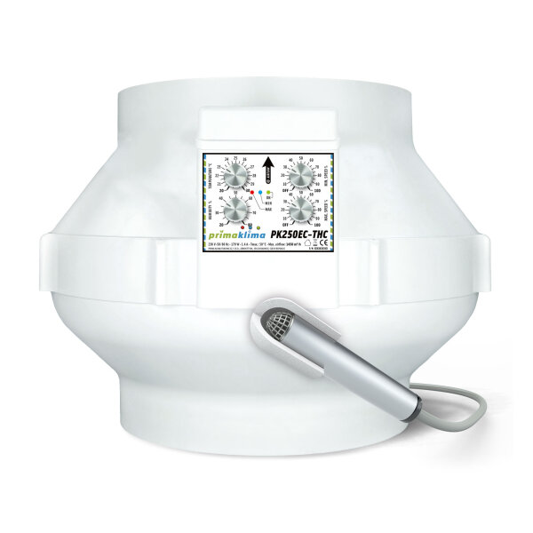 Prima Klima PK250EC-THC (0-1450m³/h, Ø250mm)